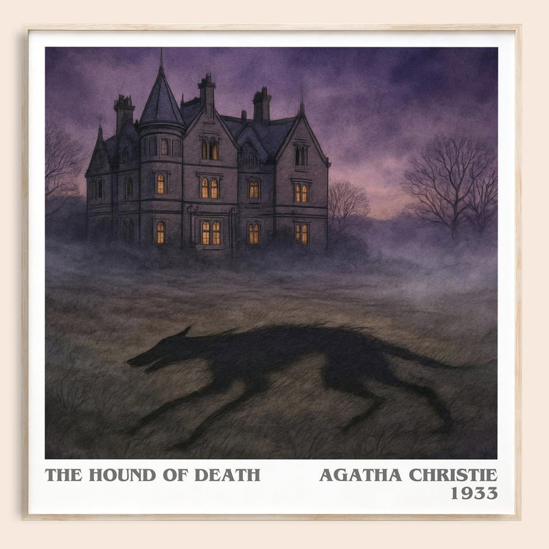 The Hound Of Death Literary Art Print by Agatha Christie