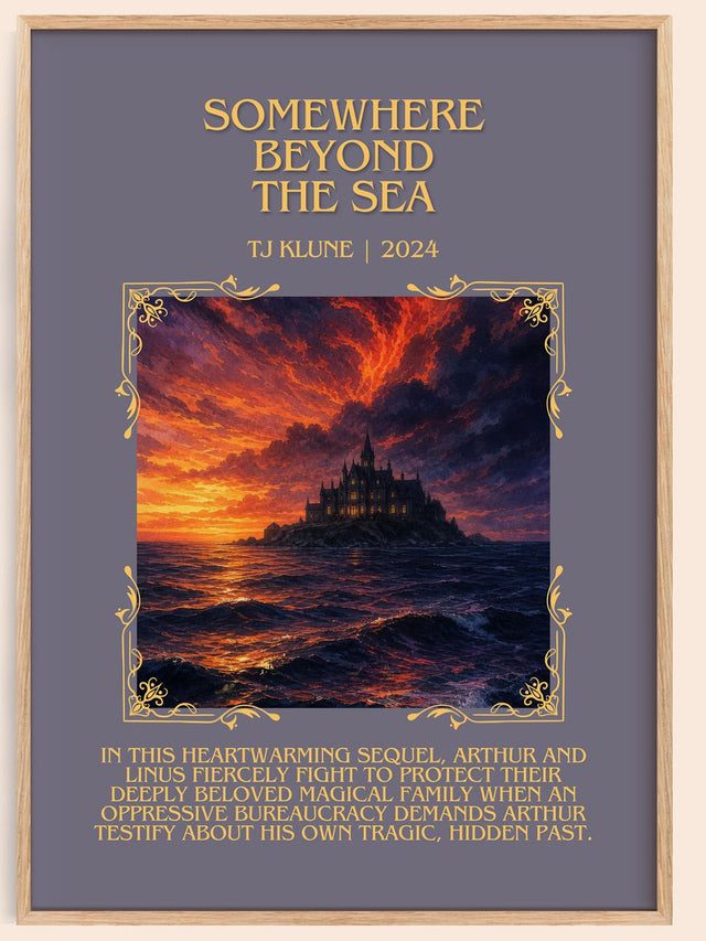 Somewhere Beyond the Sea Minimalist Book Poster by TJ Klune