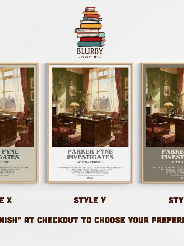 Parker Pyne Investigates Bookish Wall Art by Agatha Christie