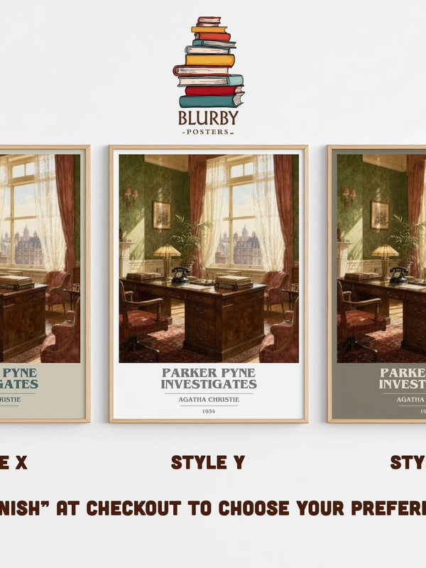 Parker Pyne Investigates Book Cover Poster by Agatha Christie