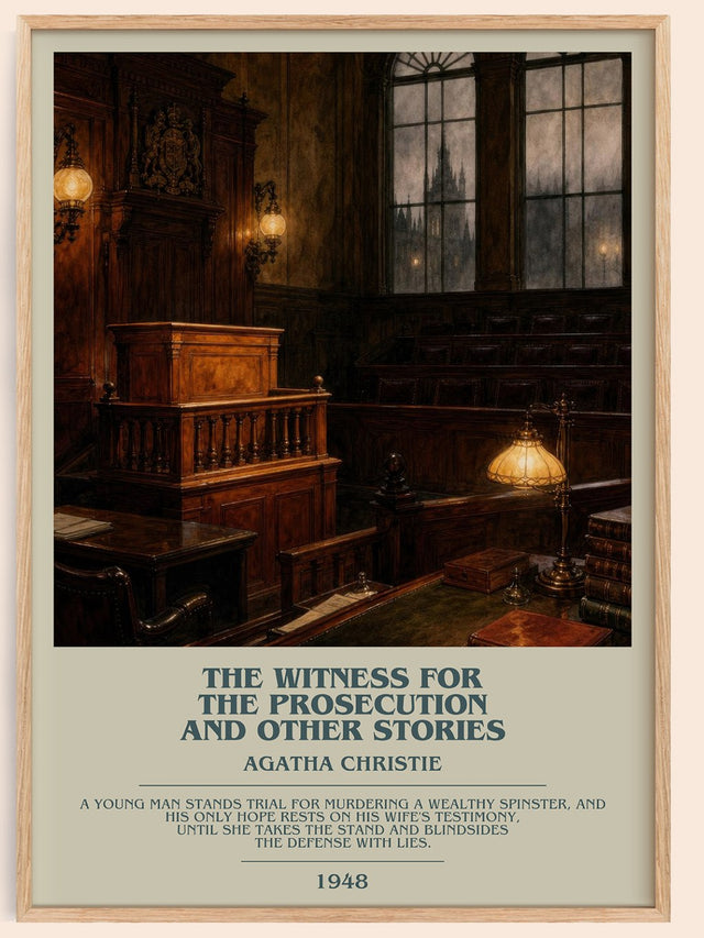 Witness For The Prosecution And Other Stories Bookish Wall Art – A.