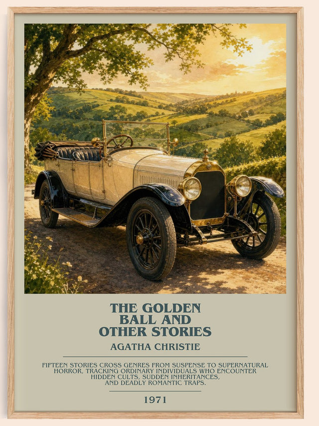 The Golden Ball And Other Stories Bookish Wall Art by Agatha Christie