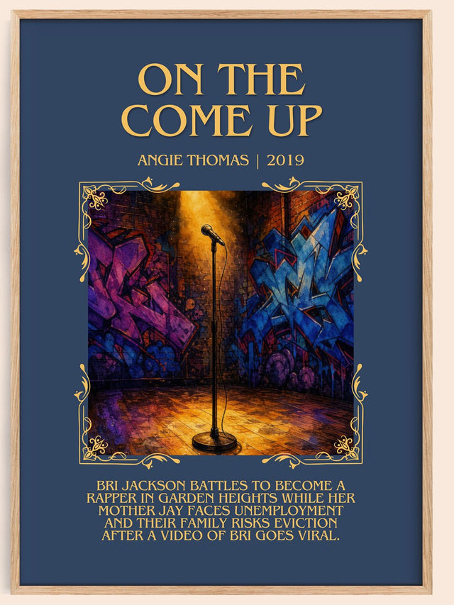 On The Come Up Minimalist Book Poster by Angie Thomas