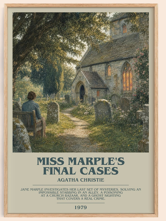 Miss Marple'S Final Cases Bookish Wall Art by Agatha Christie