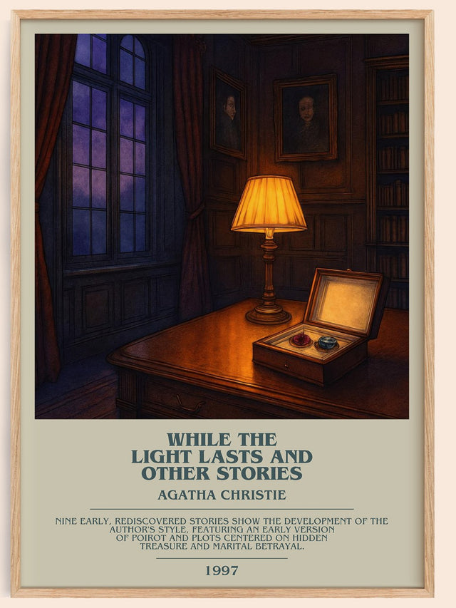 While The Light Lasts And Other Stories Bookish Wall Art – A. Christie