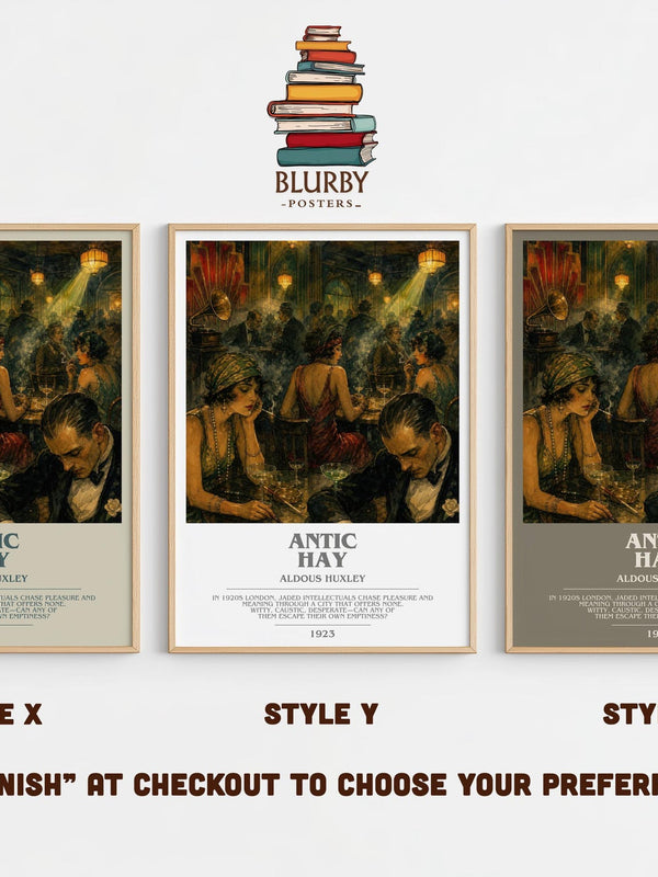 Antic Hay Bookish Wall Art by Aldous Huxley