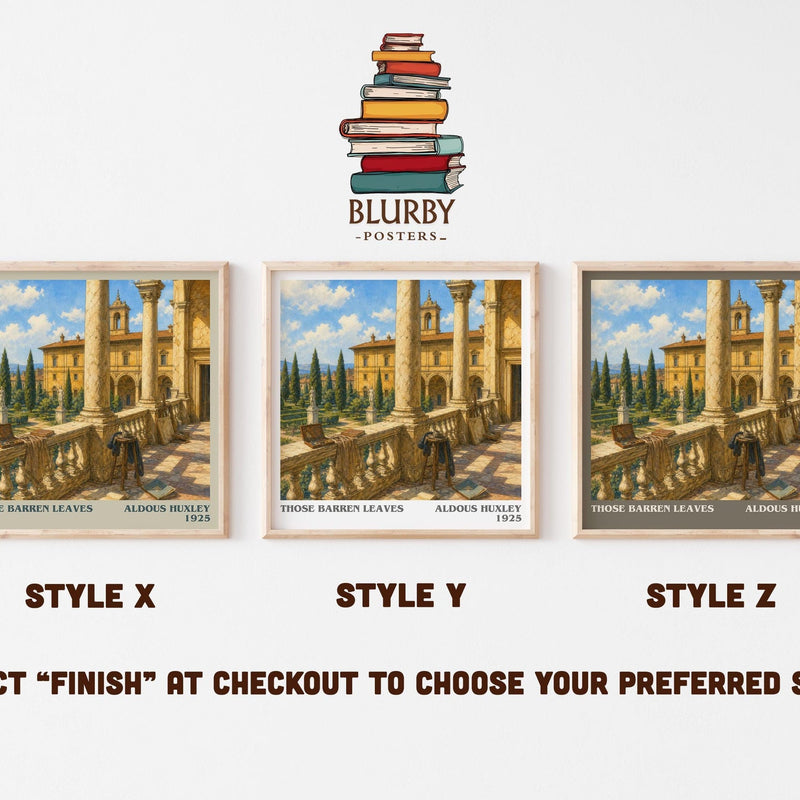Those Barren Leaves Literary Art Print by Aldous Huxley