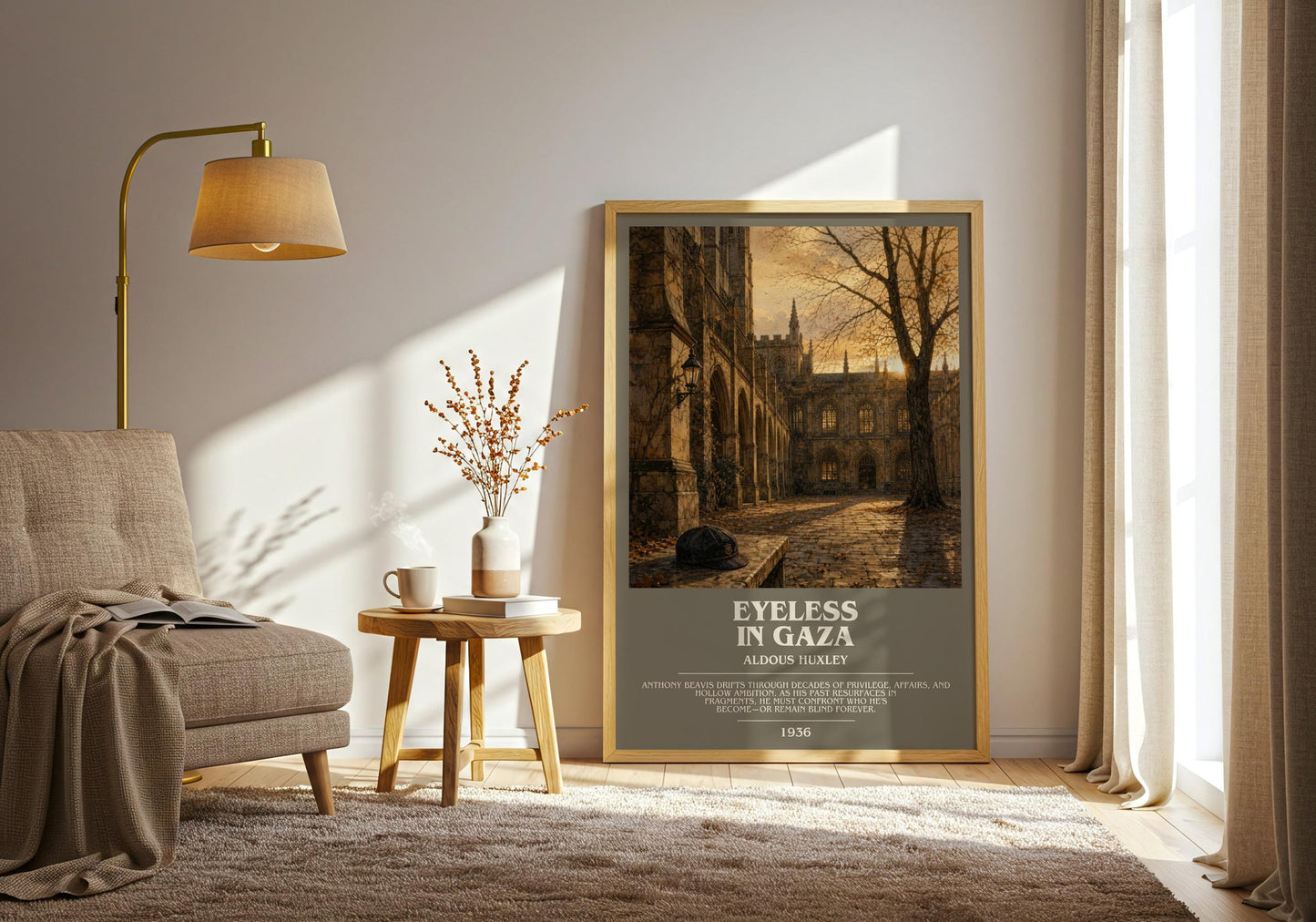 Eyeless In Gaza Bookish Wall Art by Aldous Huxley