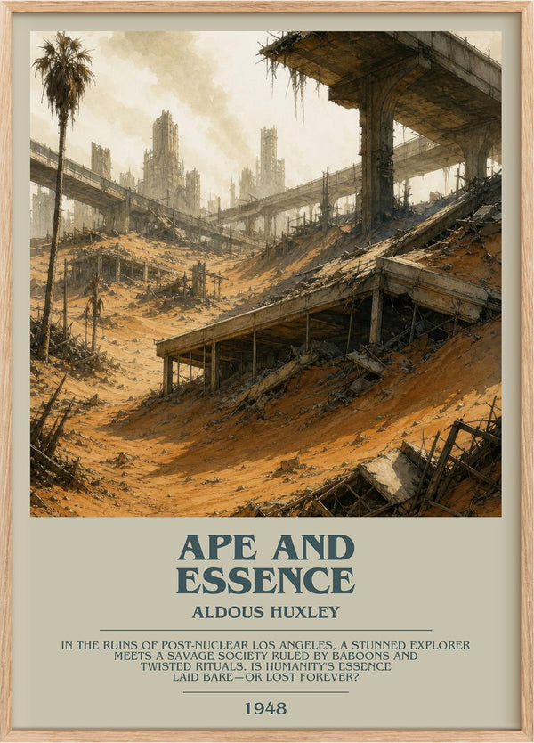 Ape And Essence Bookish Wall Art by Aldous Huxley