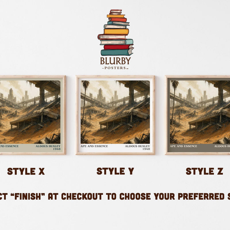 Ape And Essence Literary Art Print by Aldous Huxley