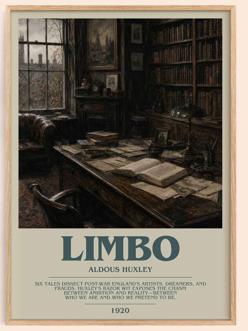 Limbo Bookish Wall Art by Aldous Huxley
