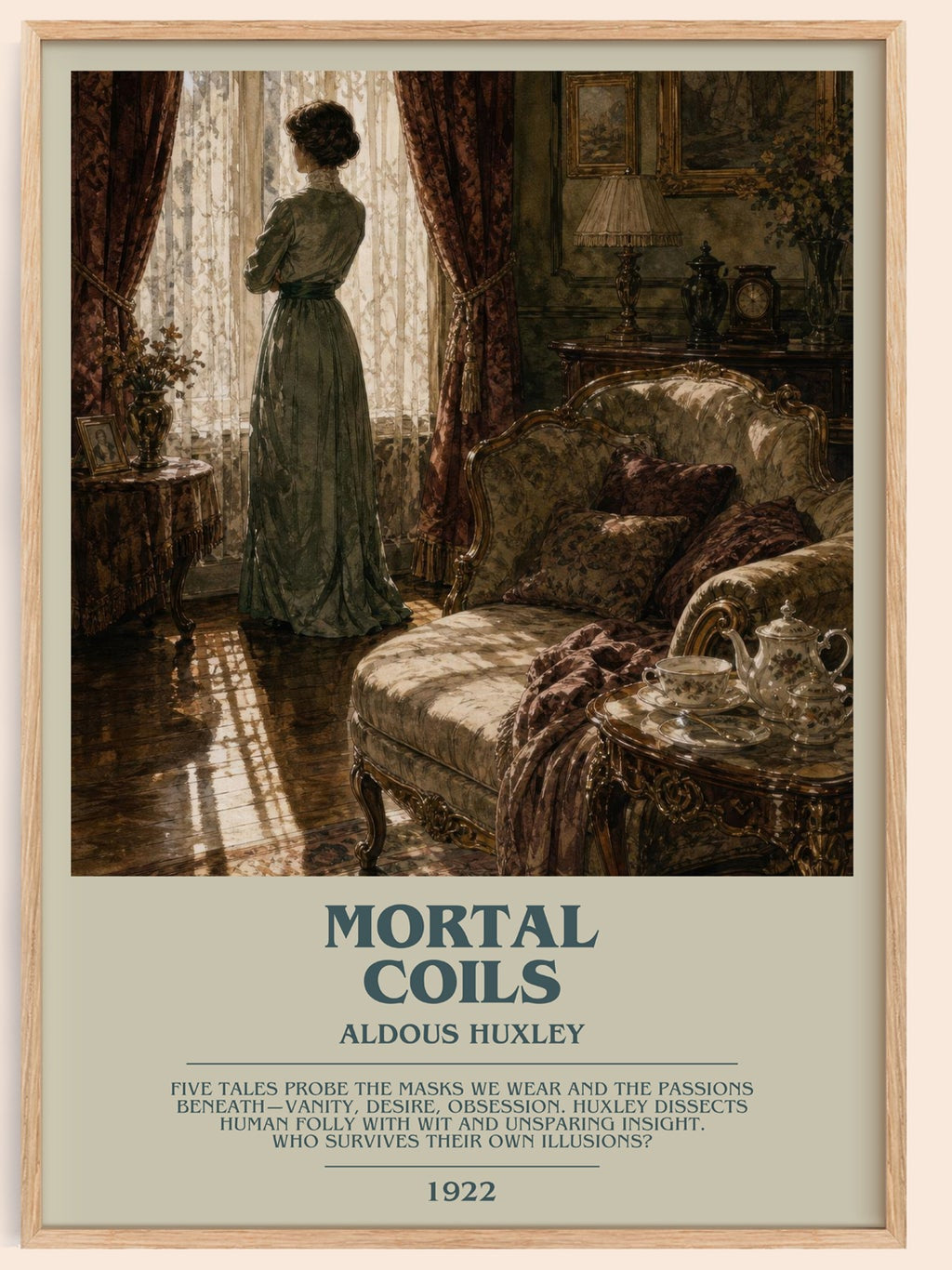 Mortal Coils Bookish Wall Art by Aldous Huxley