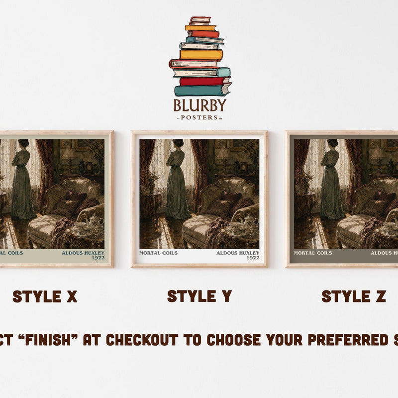 Mortal Coils Literary Art Print by Aldous Huxley