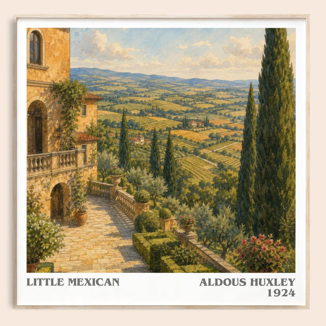 Little Mexican Literary Art Print by Aldous Huxley