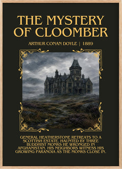 The Mystery Of Cloomber Minimalist Book Poster by Arthur Conan Doyle