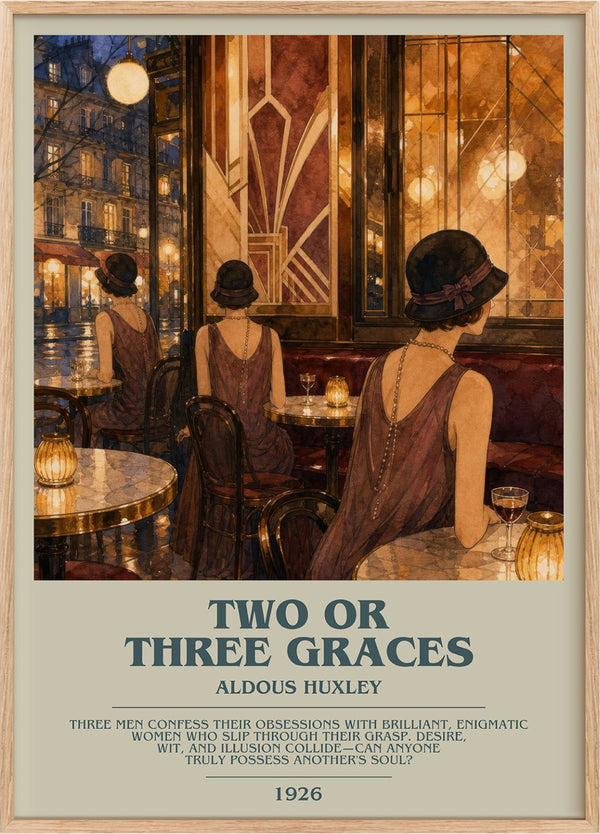 Two Or Three Graces Bookish Wall Art by Aldous Huxley