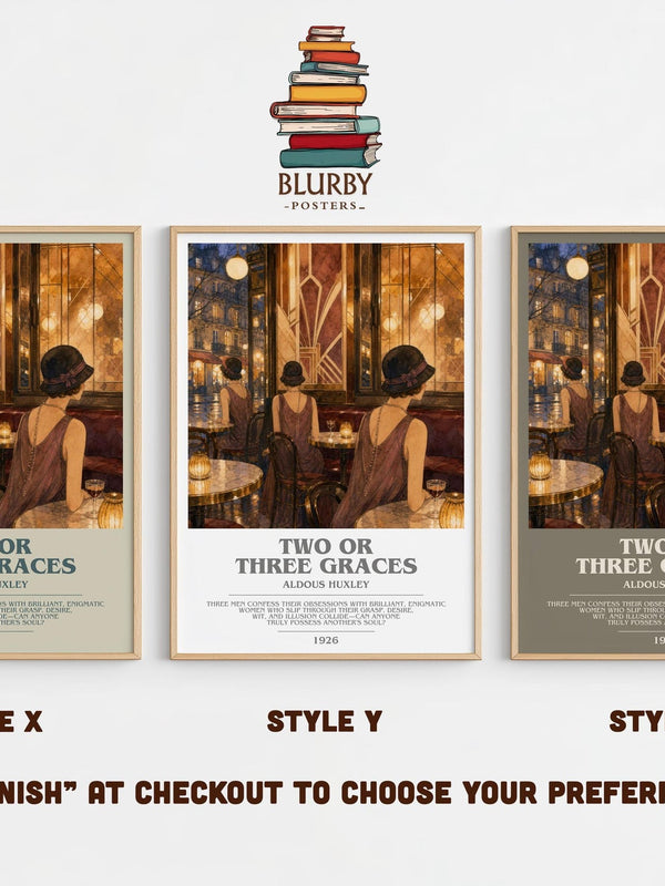 Two Or Three Graces Bookish Wall Art by Aldous Huxley