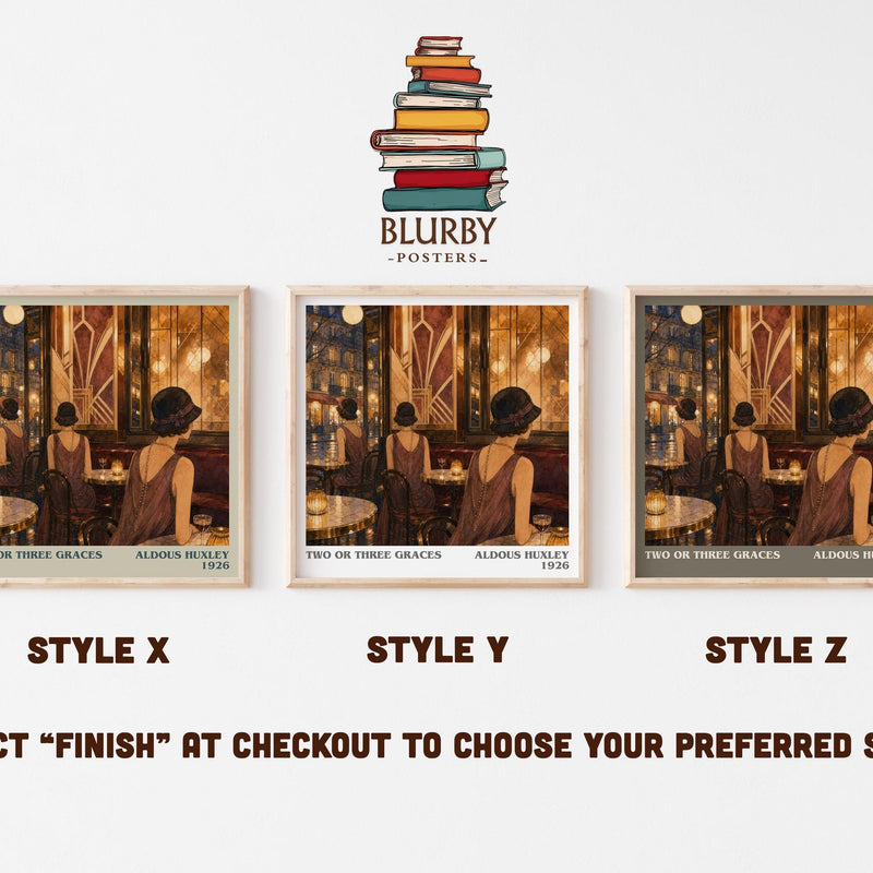 Two Or Three Graces Literary Art Print by Aldous Huxley