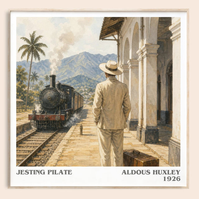Jesting Pilate Literary Art Print by Aldous Huxley