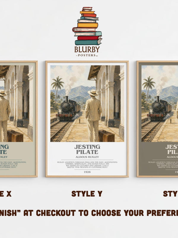 Jesting Pilate Bookish Wall Art by Aldous Huxley