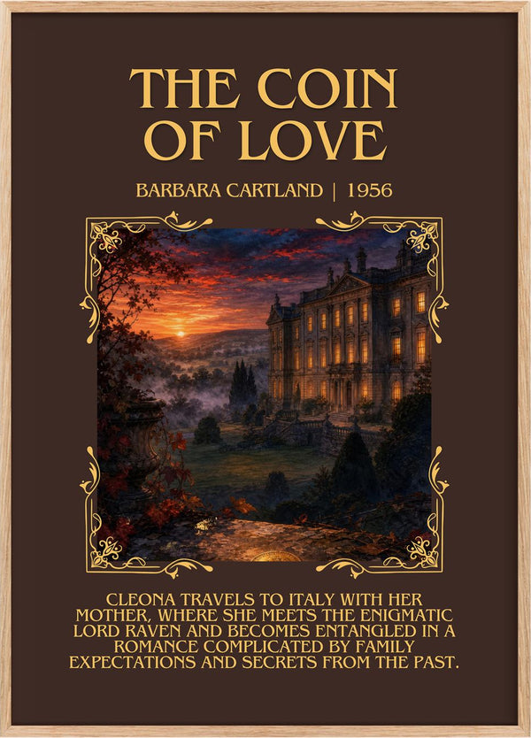 The Coin Of Love Minimalist Book Poster by Barbara Cartland