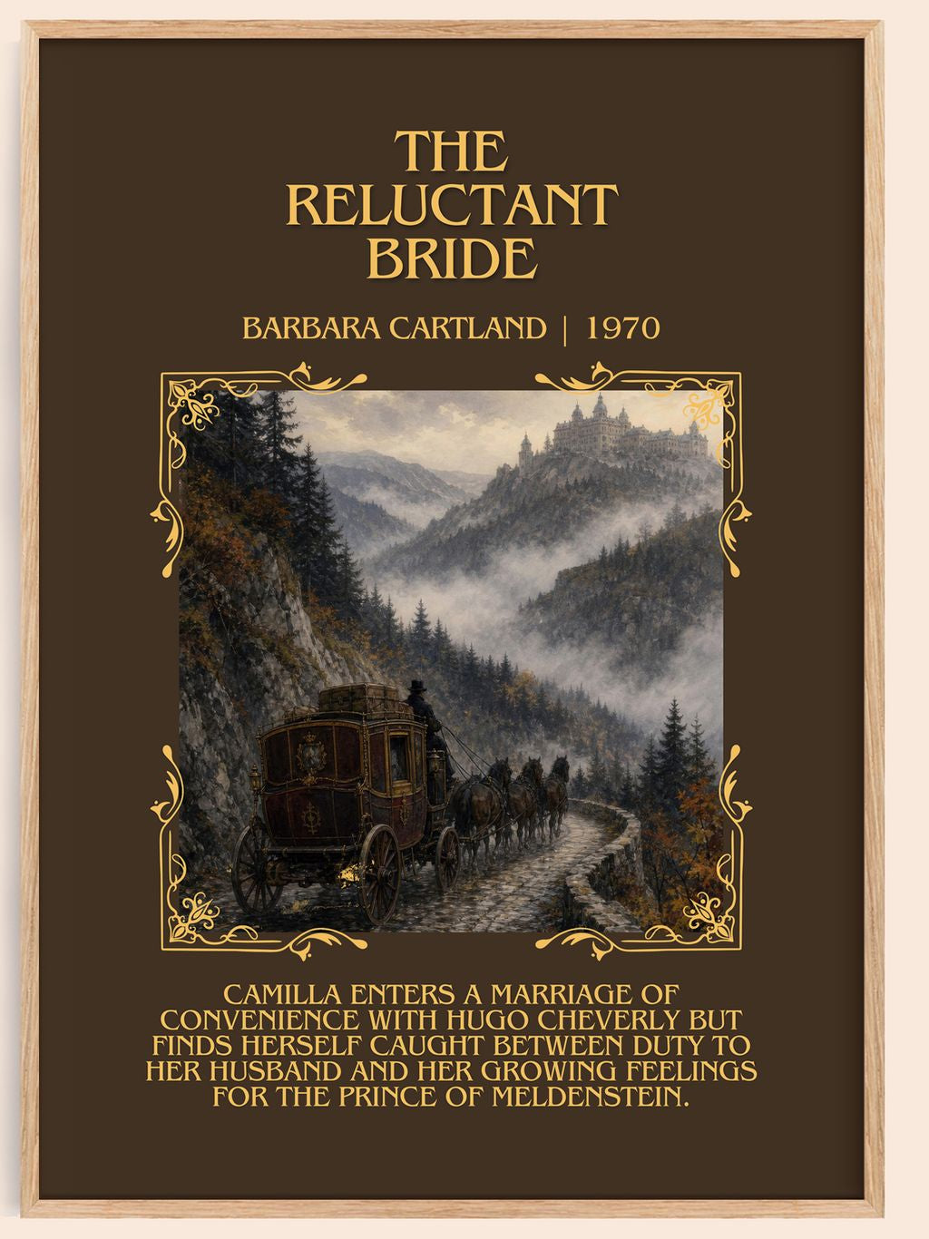 The Reluctant Bride Minimalist Book Poster by Barbara Cartland – book poster