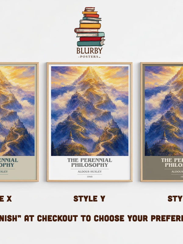 The Perennial Philosophy Book Cover Poster by Aldous Huxley