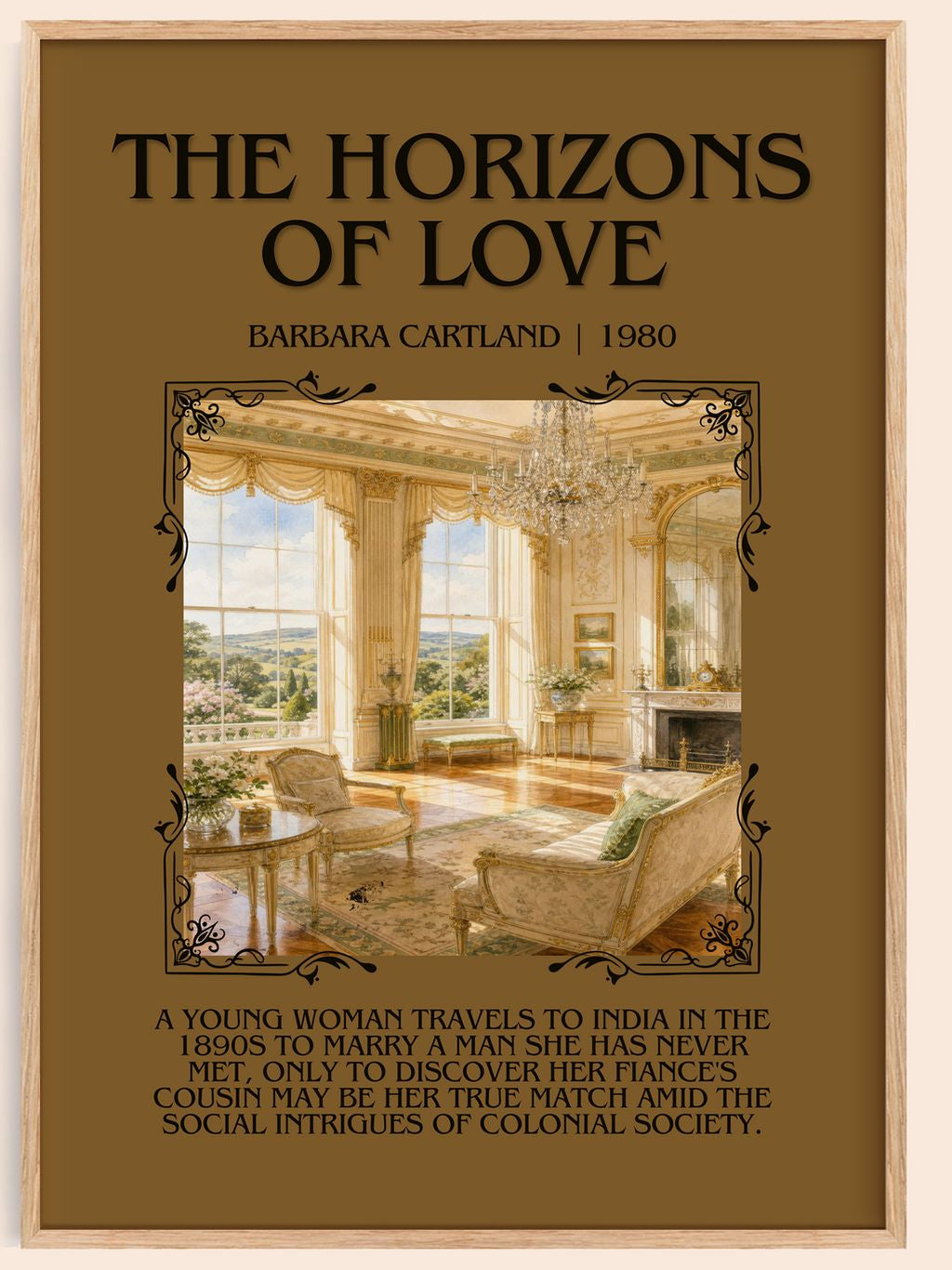 The Horizons Of Love Minimalist Book Poster by Barbara Cartland – book poster