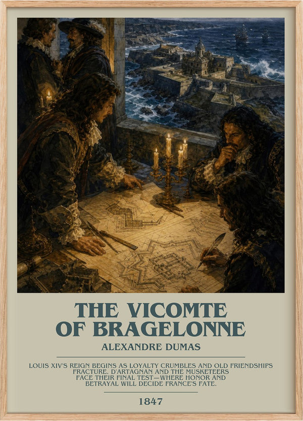 The Vicomte Of Bragelonne Bookish Wall Art by Alexandre Dumas