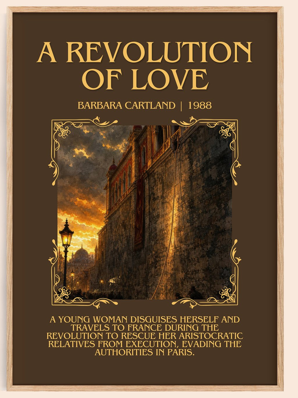 A Revolution Of Love Minimalist Book Poster by Barbara Cartland – book poster