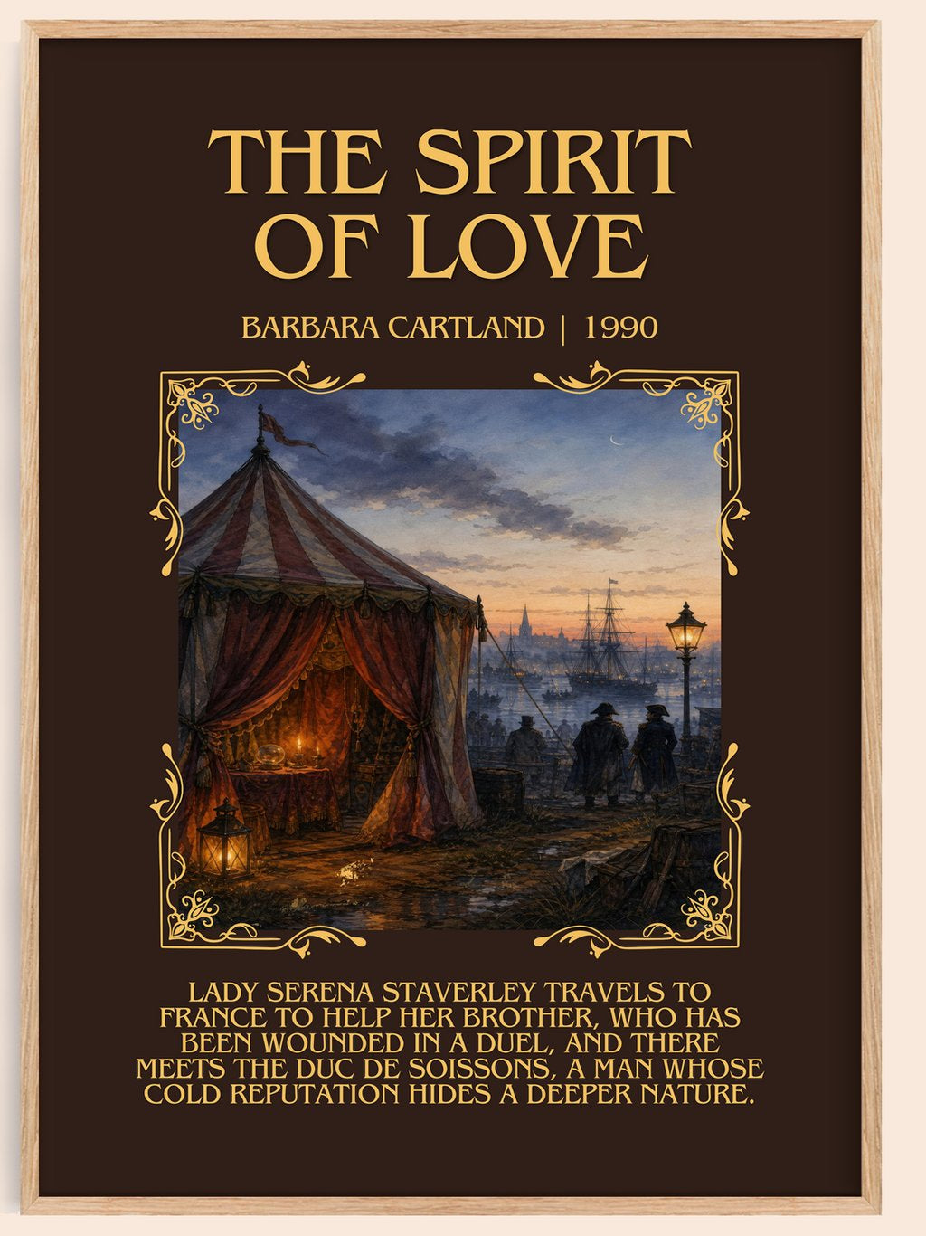 The Spirit Of Love Minimalist Book Poster by Barbara Cartland – book poster
