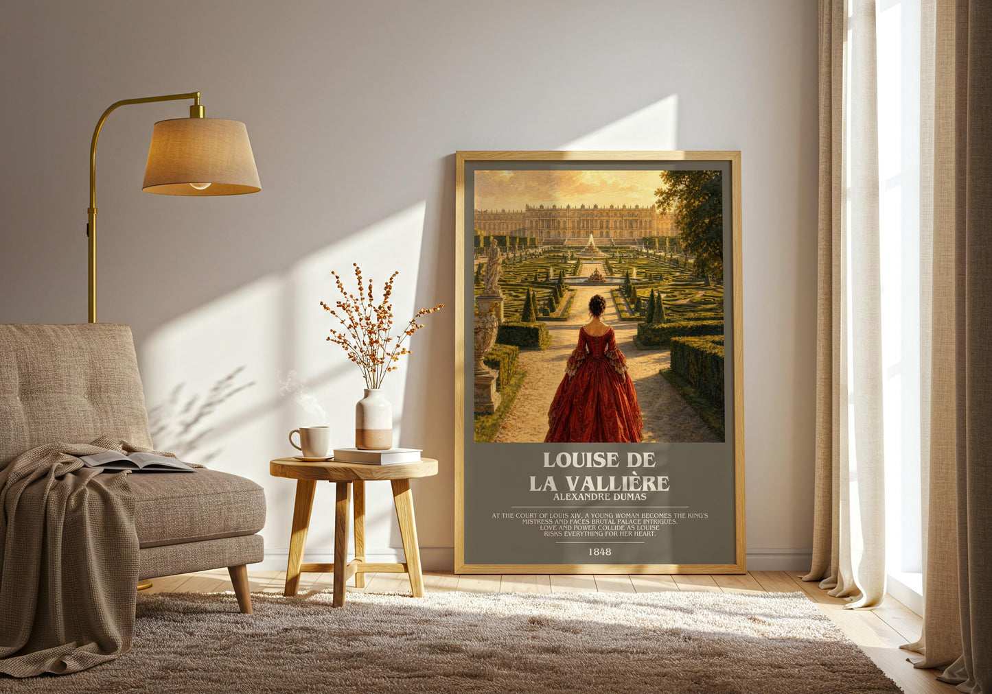 Louise De La Vallière Bookish Wall Art by Alexandre Dumas