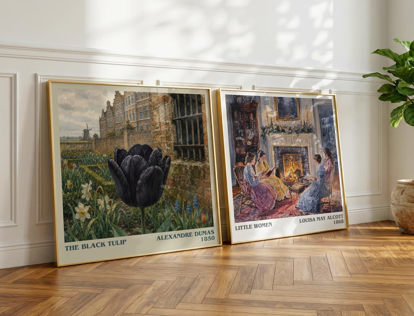 The Black Tulip Literary Art Print by Alexandre Dumas