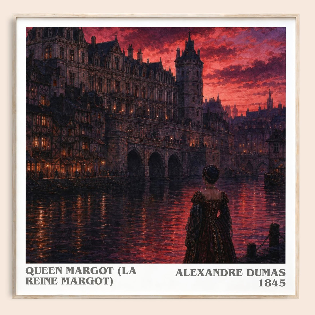 Queen Margot (La Reine Margot) Literary Art Print by Alexandre Dumas