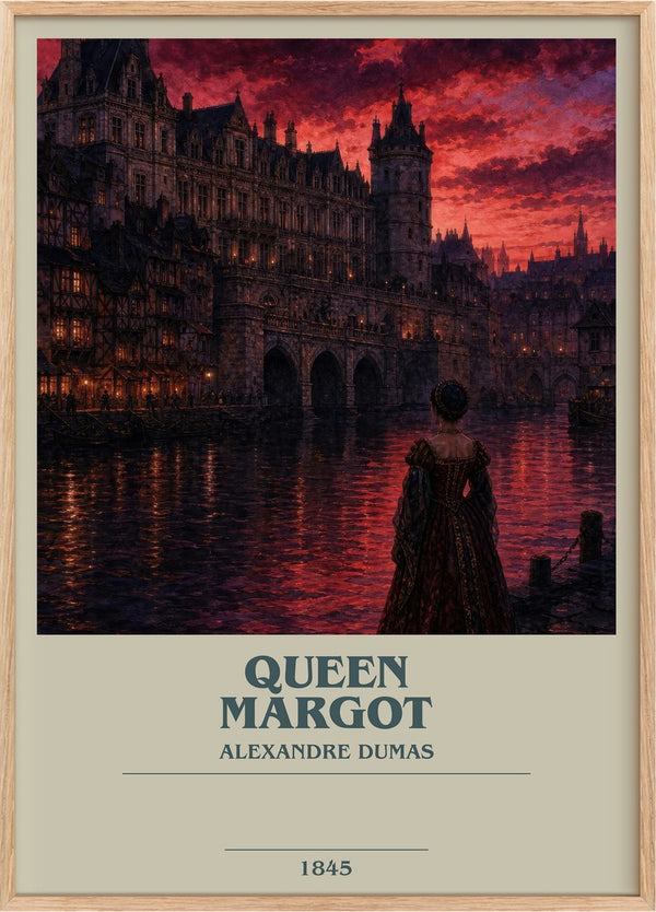 Queen Margot Bookish Wall Art by Alexandre Dumas