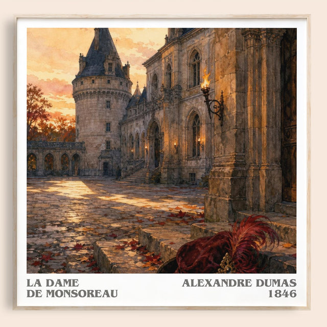 La Dame De Monsoreau Literary Art Print by Alexandre Dumas