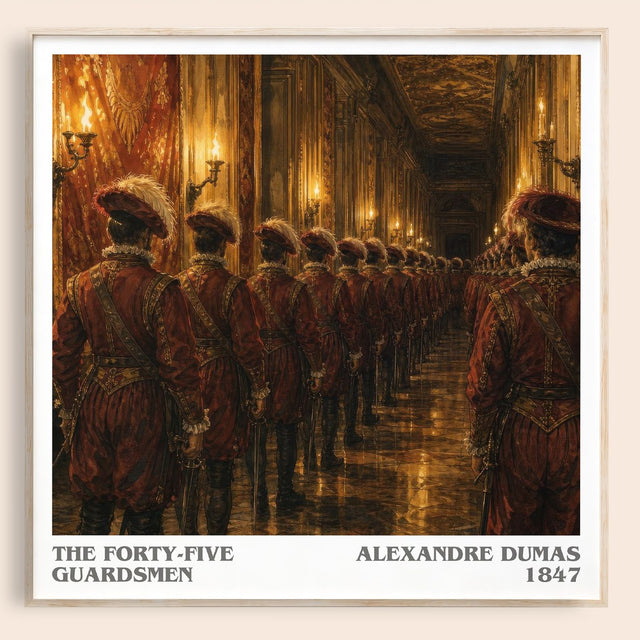 The Forty-Five Guardsmen Literary Art Print by Alexandre Dumas