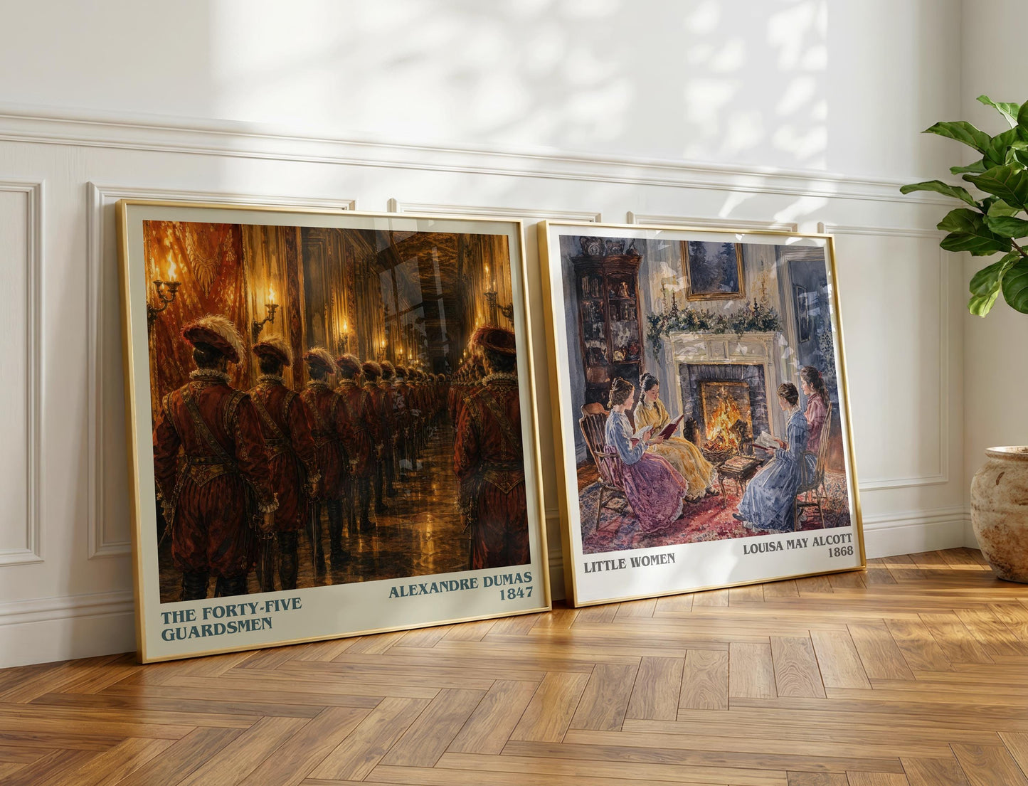 The Forty-Five Guardsmen Literary Art Print by Alexandre Dumas