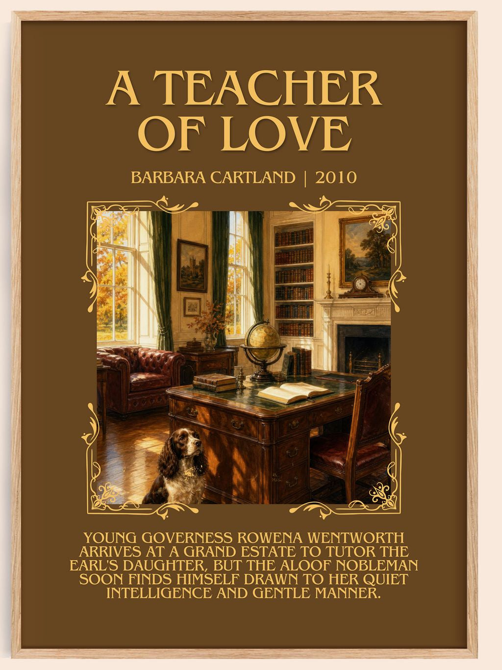 A Teacher Of Love Minimalist Book Poster by Barbara Cartland – book poster