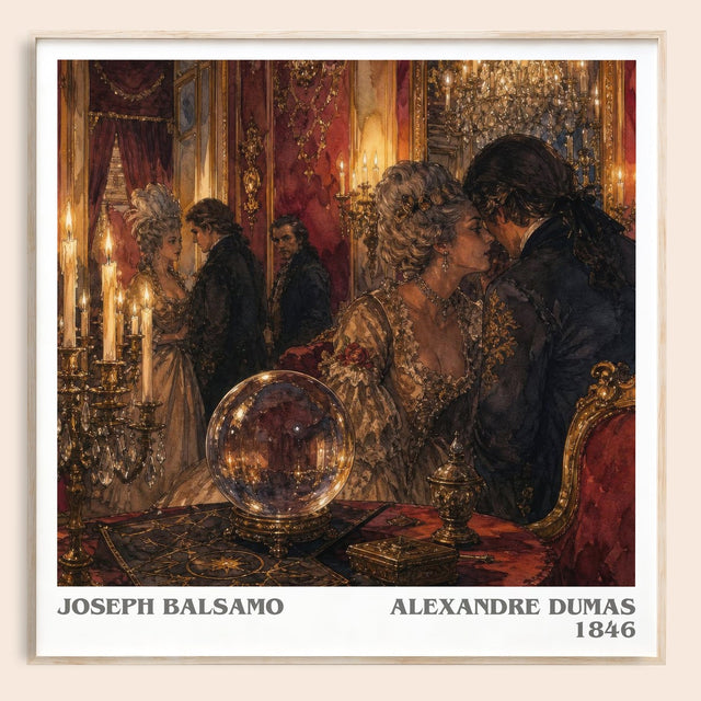 Joseph Balsamo Literary Art Print by Alexandre Dumas