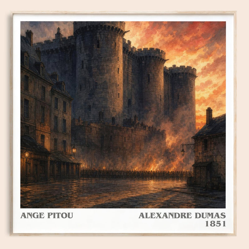 Ange Pitou Literary Art Print by Alexandre Dumas