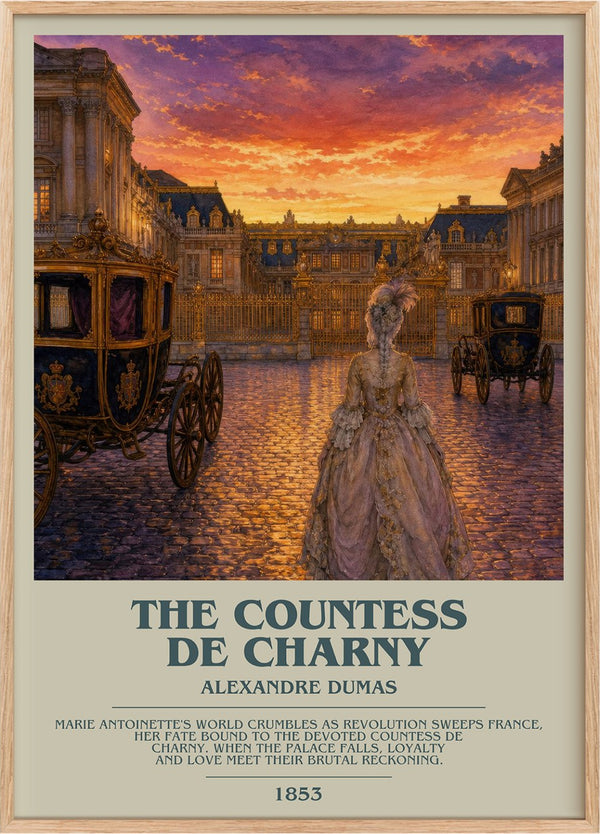 The Countess De Charny Bookish Wall Art by Alexandre Dumas