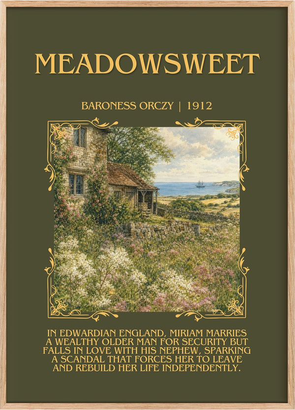 Meadowsweet Minimalist Book Poster by Baroness Orczy