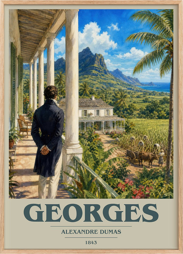 Georges Book Cover Poster by Alexandre Dumas