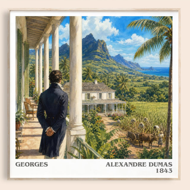 Georges Literary Art Print by Alexandre Dumas
