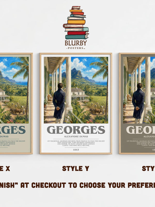 Georges Bookish Wall Art by Alexandre Dumas