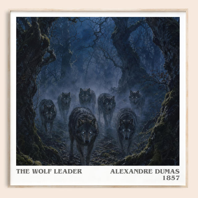 The Wolf Leader Literary Art Print by Alexandre Dumas
