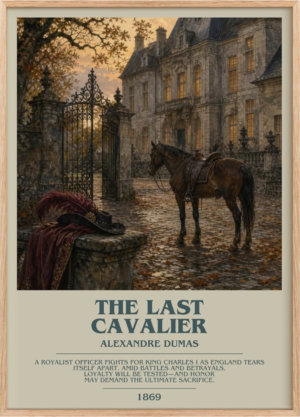 The Last Cavalier Bookish Wall Art by Alexandre Dumas