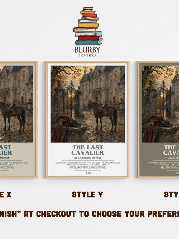 The Last Cavalier Bookish Wall Art by Alexandre Dumas