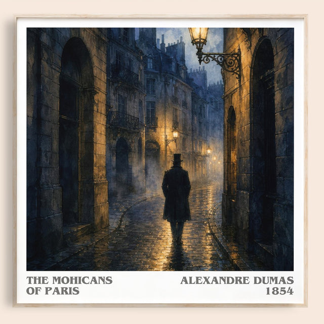 The Mohicans Of Paris Literary Art Print by Alexandre Dumas
